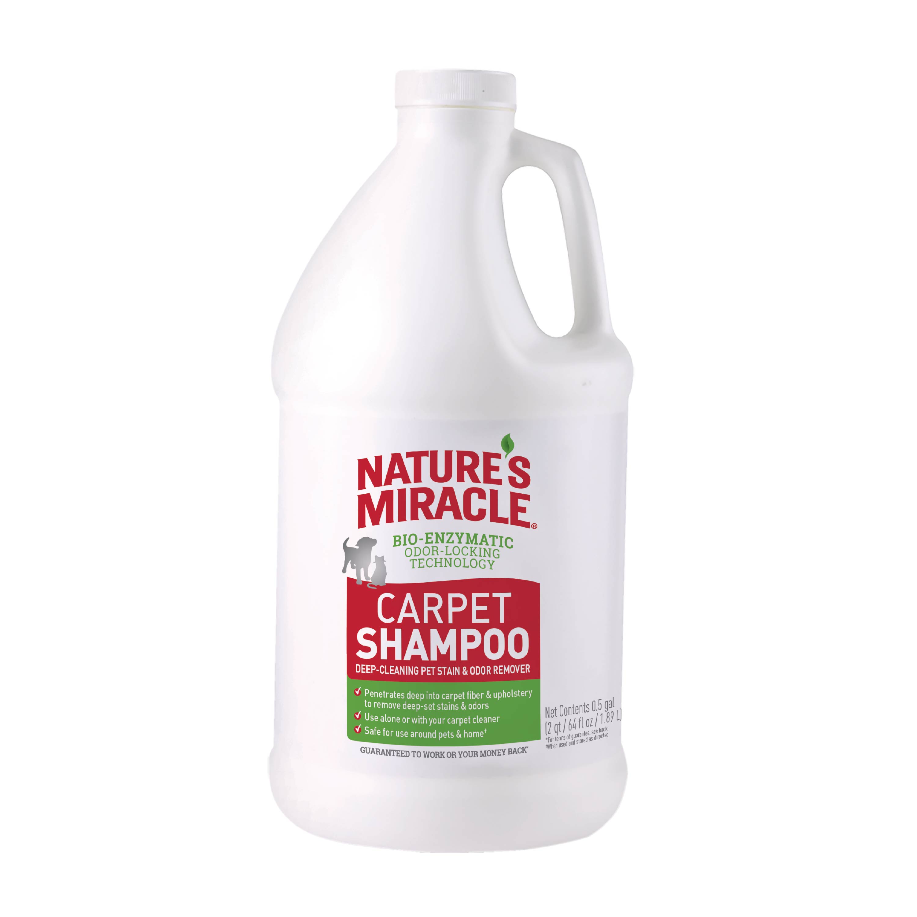 Nature’s Miracle Carpet Shampoo, 64 Ounces, DeepCleaning Pet Stain And
